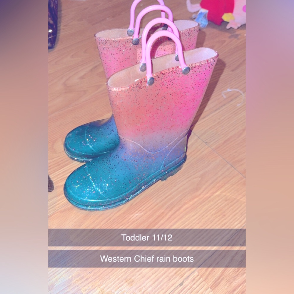 Western chief toddler rain boots size 11/12